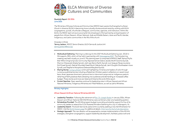 MDCC Quarterly Report: Q2 June 2026