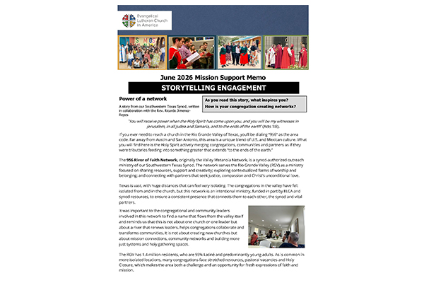 Mission Support Memo - June 2026 Thumbnail Image