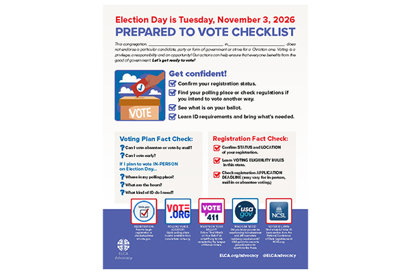 Prepared to Vote Checklist